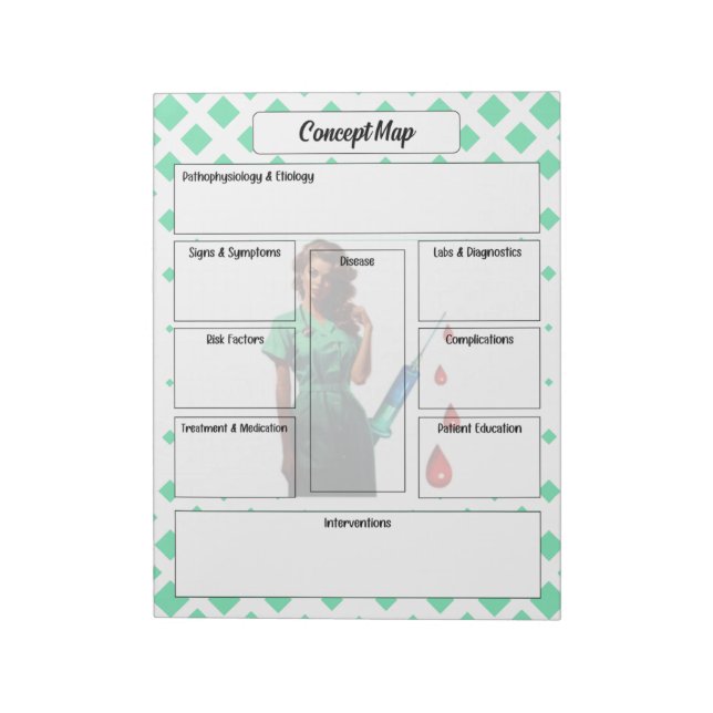 Bloc-note Ne vous pliez pas _ Carte conceptuelle (Tourné)