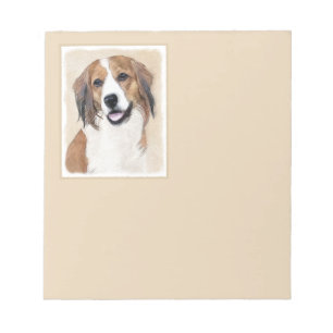 Bloc-note Nederlandse Kooikerhondje Peinture - Chien Art