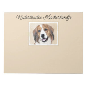 Bloc-note Nederlandse Kooikerhondje Peinture - Chien Art Not