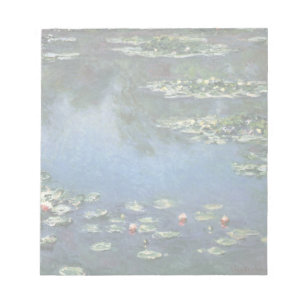 Bloc-note Nénuphars de Claude Monet, Fleurs Vintages