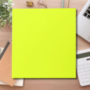 Bloc-note Neon Chartreuse couleur solide Couleur tendance