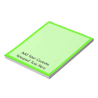 Bloc-note Neon Green haute visibilité