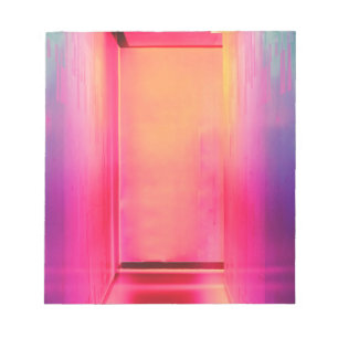 Bloc-note neon rainbow hall