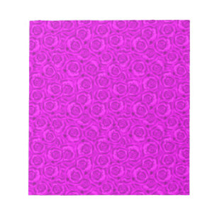 Bloc-note néon rose