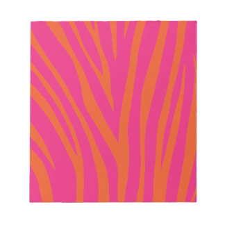 BLOC-NOTE NEON ROSE ORANGE ZEBRA STRIPES BACKGROUNDS WALLPAP