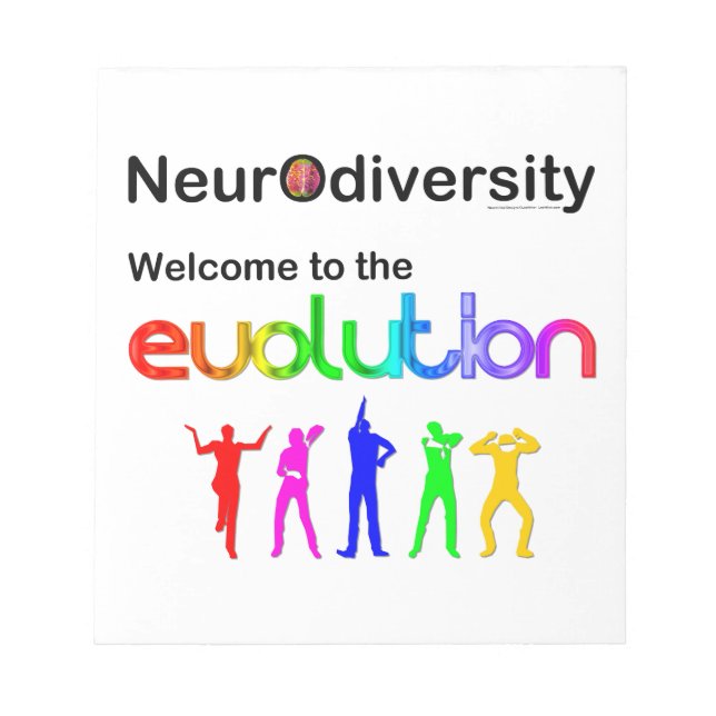 Bloc-note Neurodiversity Welcome to the Evolution (Devant)