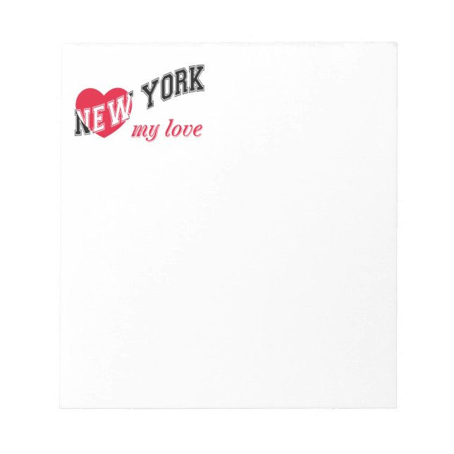 Bloc-note New York, mon amour (Devant)