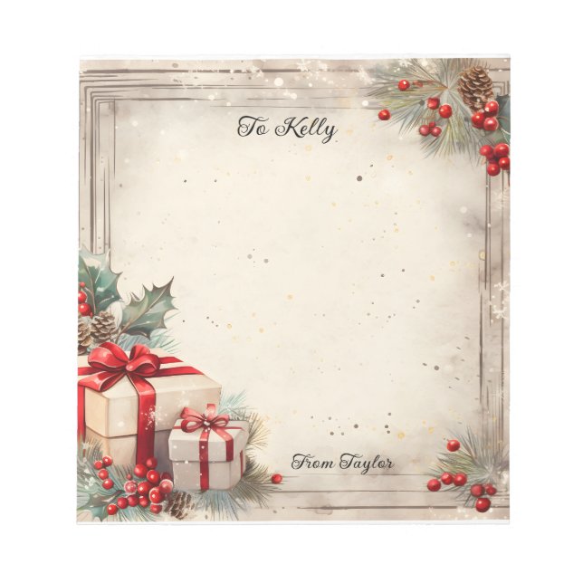 Bloc-note Noël (Devant)