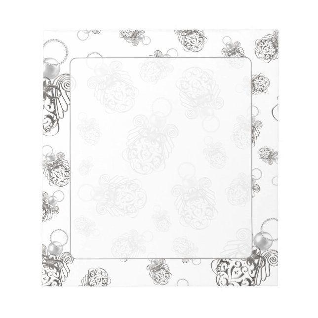 Bloc-note Noël Ange de la paix Vacances Motif de collage (Devant)