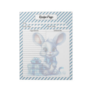 Bloc-note Noël bleu Cutie