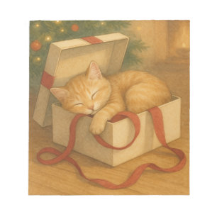 Bloc-note Noël Cosy Cat Nap