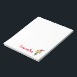 Bloc-note Noël de fille personnalisée<br><div class="desc">Votre petite fille adorera avoir son propre bloc-notes personnalisé ce noël. Disponible dans une variété de choix de garçon et de fille. Visitez la collection entière pour voir toutes les options.</div>