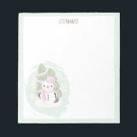 Bloc-note Noël des motoneiges<br><div class="desc">Noël des motoneiges Célébrez l’anniversaire d’hiver de votre enfant avec ce mignon bonhomme de neige portant un casquette et une écharpe rose pastel. Ce thème est idéal pour l’anniversaire d’hiver de votre enfant ou la fête de Noël de votre enfant. Le design est entièrement personnalisable. Consultez la papeterie de coordination...</div>