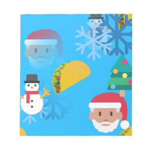 Bloc-note noël taco emoji