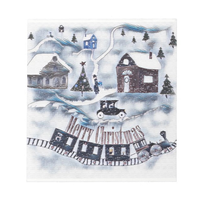 Bloc-note Noël, Vintage (Devant)