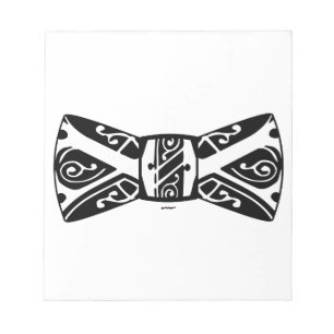 Bloc-note Noeud papillon noir et blanc