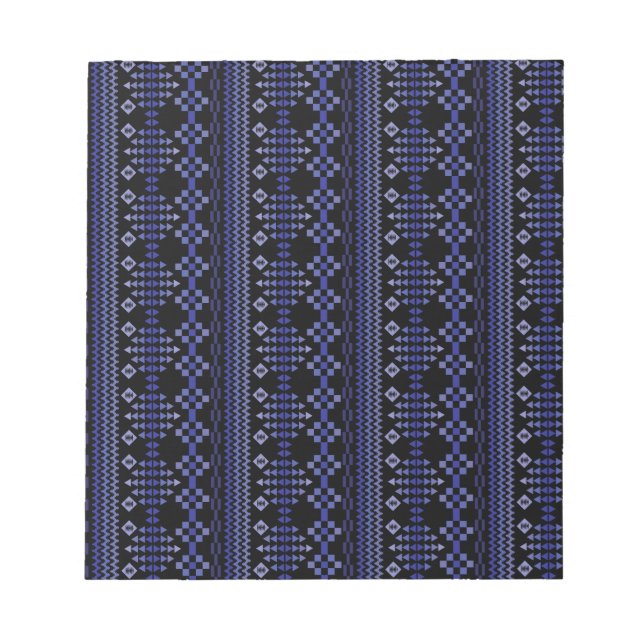 Bloc-note Noir et Bleu (Devant)