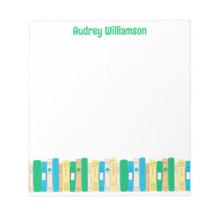 Bloc-note Nom de la librairie de l'amoureux du livre