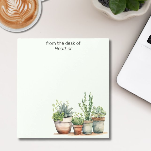 Bloc-note Nom de la végétation personnalisée (Créateur téléchargé)