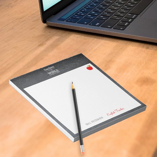 Bloc-note Nom de l'enseignant citation appréciation de la po (Créateur téléchargé)