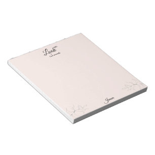 Bloc-note Nom de script personnalisé Christian Blush