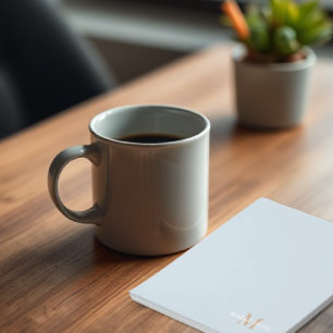 Bloc-note Nom personnalisé Monogramme