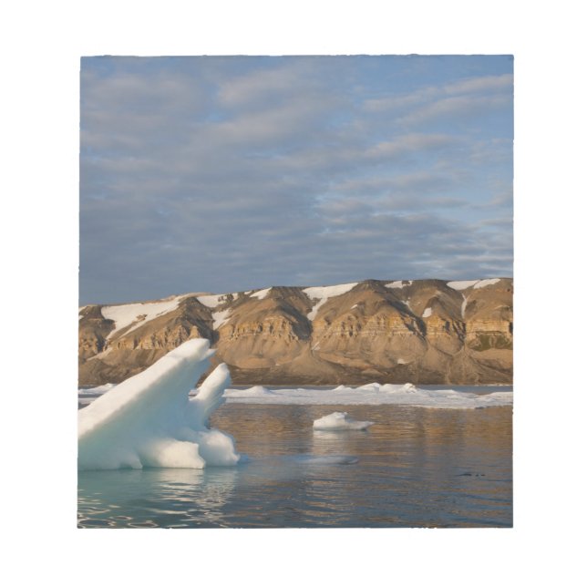 Bloc-note Norvège, Svalbard, île de Spitsbergen, Coucher (Devant)