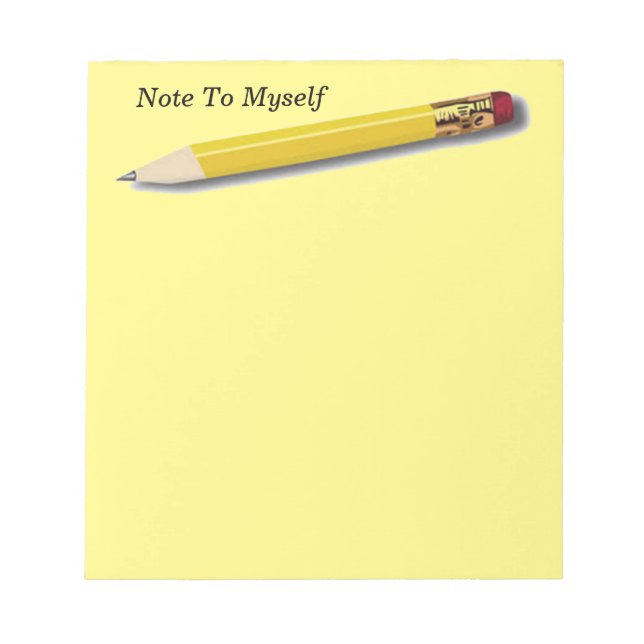 Bloc-note Note à moi-même (Devant)