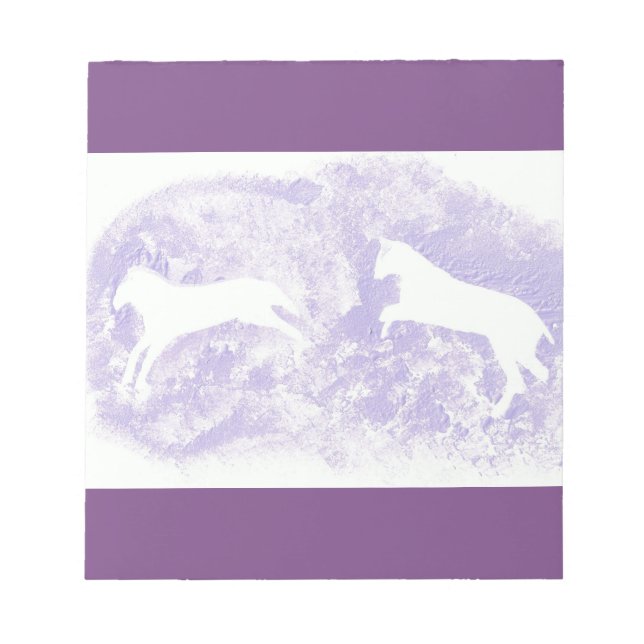 Bloc-note Note Pad avec conception de cheval (Devant)