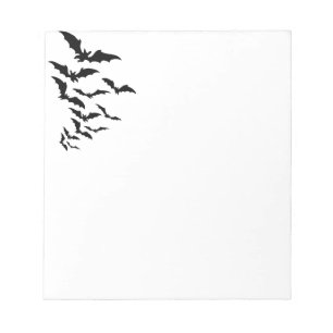 Bloc-note Notepad-Bats d'Halloween