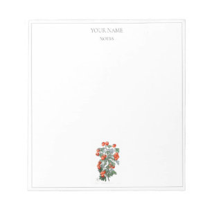 Bloc-note NOTEPAD BOTANIQUE vintage