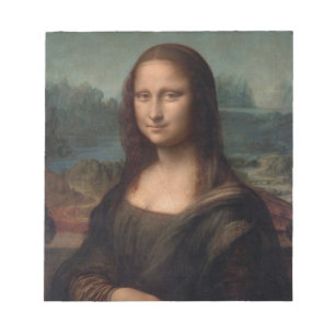 BLOC-NOTE NOTEPAD : LEONARDO DA VINCI : LA MONA LISA