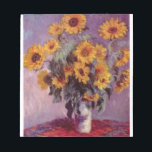 BLOC-NOTE NOTEPAD - MONET SUNFLOWERS<br><div class="desc">Bouquet de tournesols par Claude Monet. Peinture de la vie encore jaune et orange - tournesol teinté dans le vase japonais de Claude Monet. Exécutée en 1881. Maison au Metropolitan Museum of Art à New York. Considéré comme un classique de l’art impressionniste français. Après avoir vu la peinture de Monet...</div>