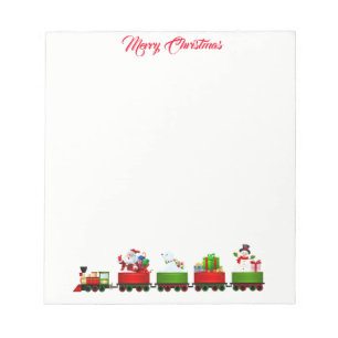 Bloc-note Notepad-Train de Noël