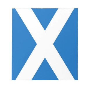 Bloc-note Notepad with Flag of Scotland