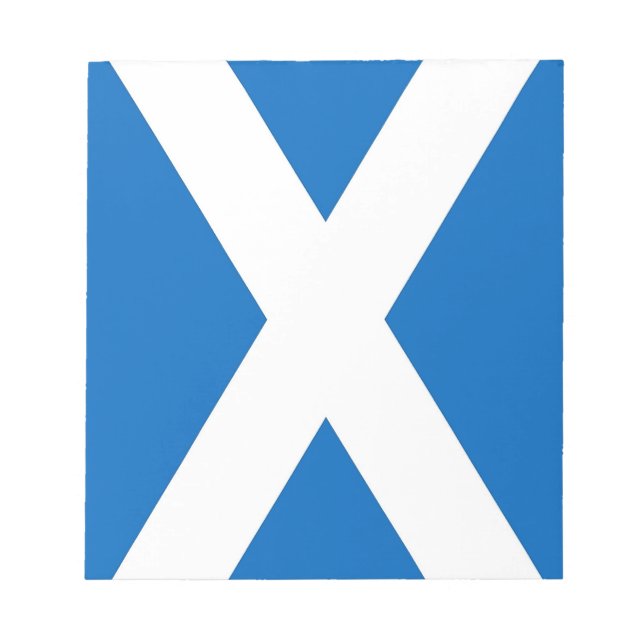 Bloc-note Notepad with Flag of Scotland (Devant)
