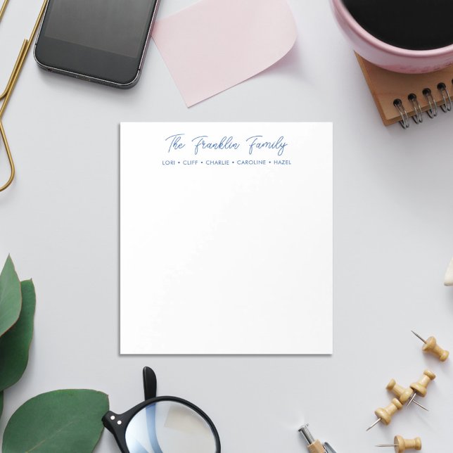 Bloc-note Notepads personnalisés simples pour les familles (Créateur téléchargé)