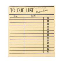 "Notes de carte de bibliothèque vintage personnali