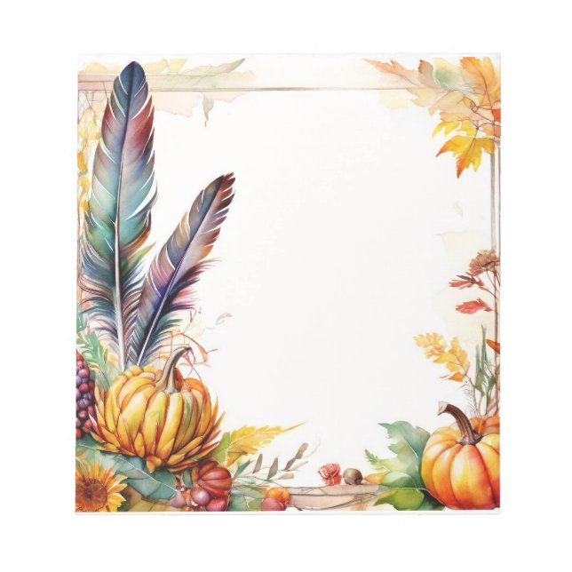 Bloc-note Notes de récolte d'automne (Devant)