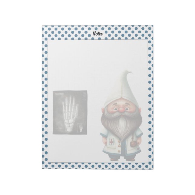 Bloc-note Notes du docteur Gnome (Tourné)