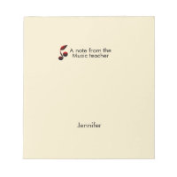 Notes du professeur de musique ajouter nom texte n