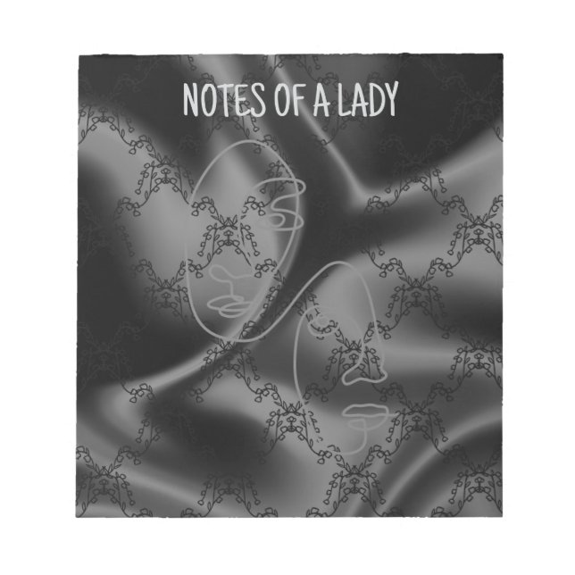 BLOC-NOTE NOTES D'UNE LADY NOTEPAD (Devant)