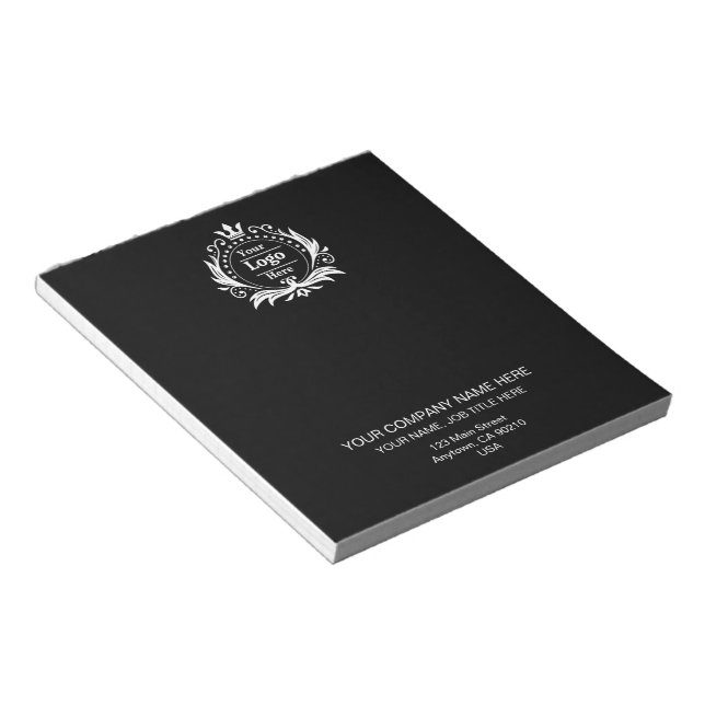 Bloc-note Notes personnalisées pour entreprises modernes pro (Incliné)