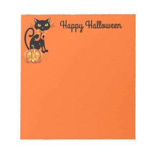 Bloc-note Notez le chat de Protection-Halloween