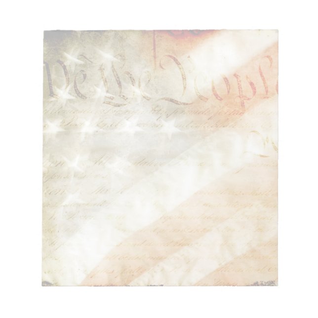 Bloc-note Nous le peuple drapeau américain (Devant)