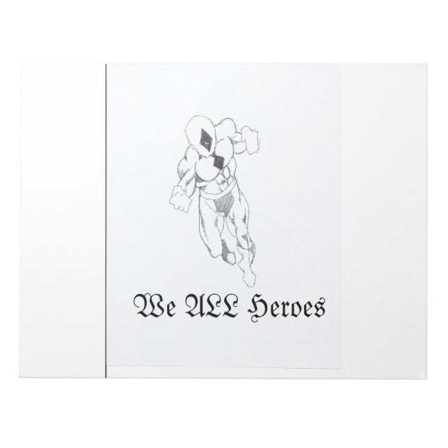 Bloc-note Nous tous Heroes-bloc-notes (Devant)