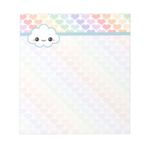 Bloc-note Nuage de Kawaii