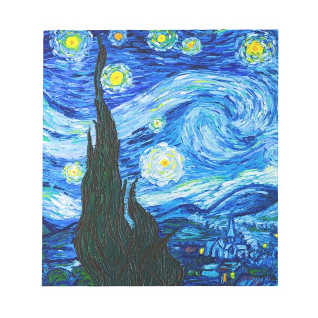 Bloc-note Nuit Van Gogh Starry (Devant)