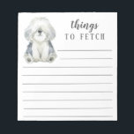 Bloc-note Objets à récupérer pour Sheepdog<br><div class="desc">Des trucs de chien de mouton adorables pour récupérer le bloc-notes avec des lignes. Facile à personnaliser avec votre message. Visitez notre boutique pour voir un large assortiment de races de chiens.</div>
