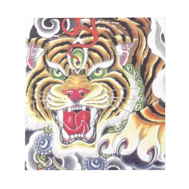 Bloc-note Oeil tigre (Devant)